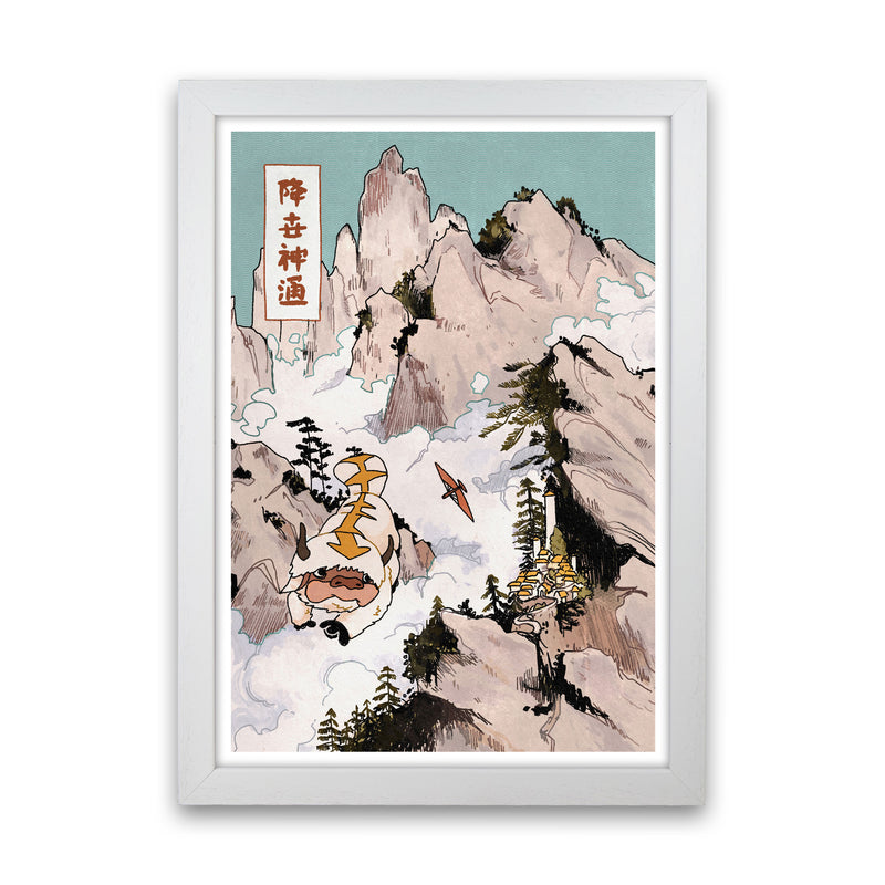 Appa Art Print by Lucy Michelle White Grain