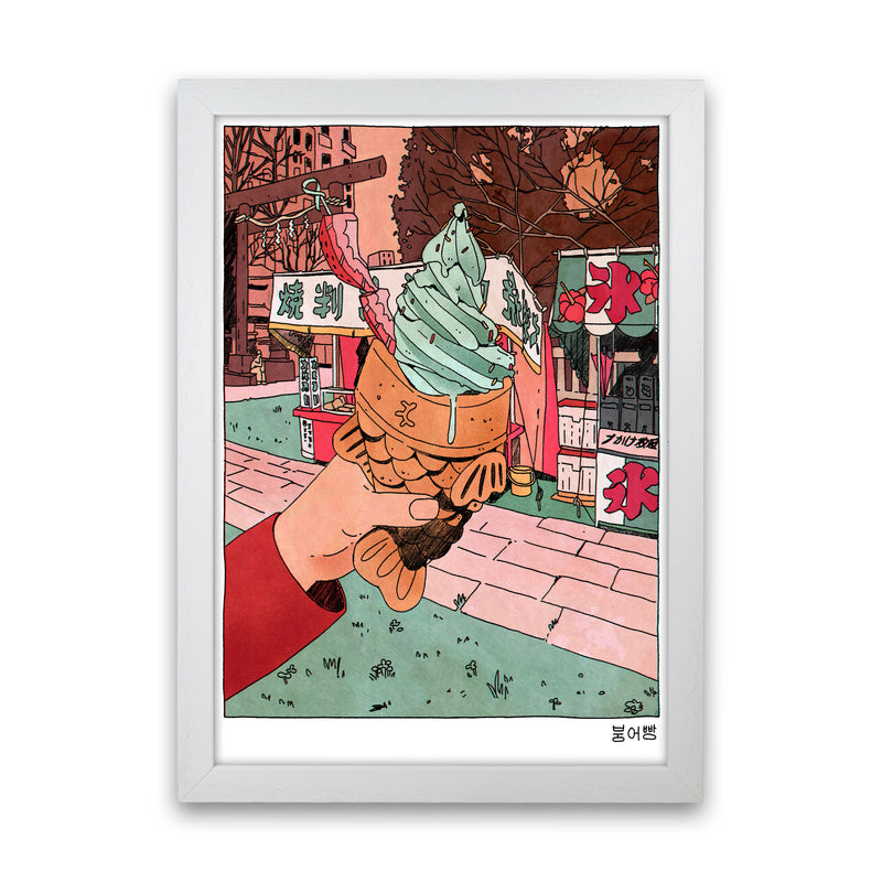 Bungeo Ppang Art Print by Lucy Michelle White Grain