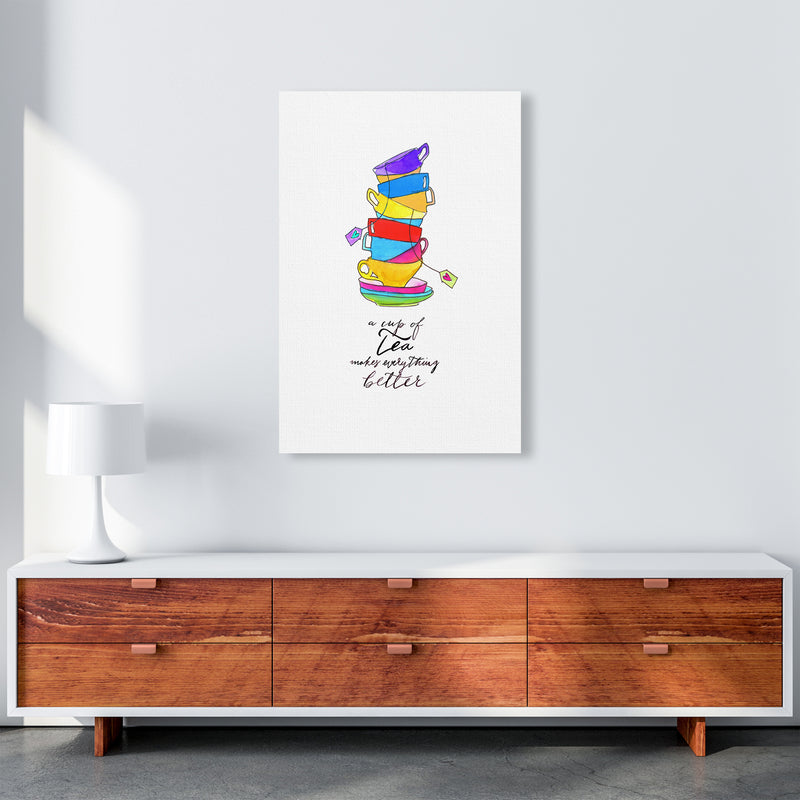 Cup Of Tea, Kitchen Food & Drink Art Prints A1 Canvas