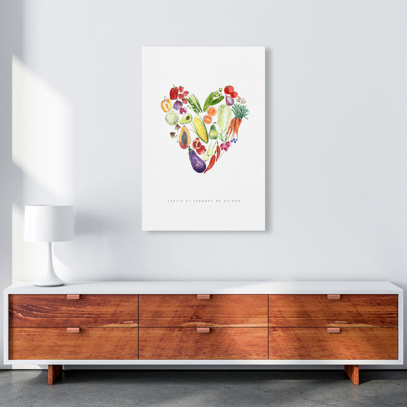 Fruit And Vegetables, Kitchen Food & Drink Art Prints A1 Canvas