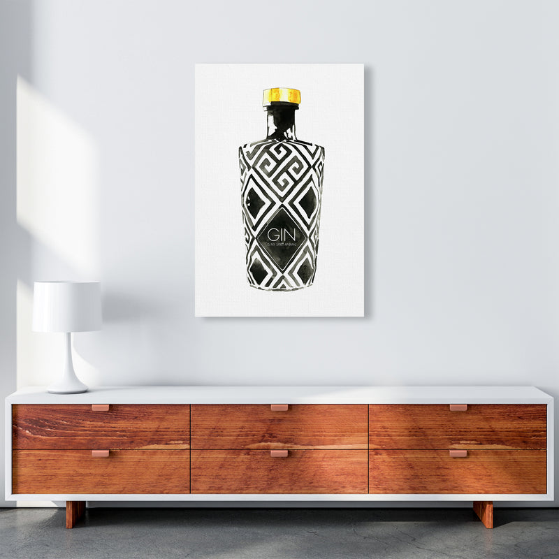 Gin Is My Spirit Animal, Kitchen Food & Drink Art Prints A1 Canvas