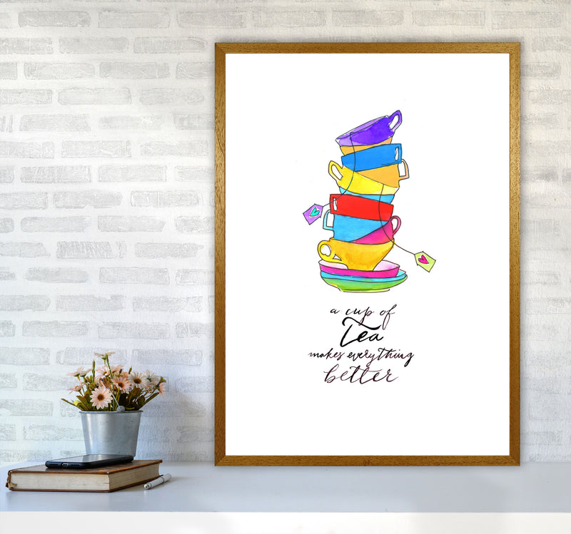 Cup Of Tea, Kitchen Food & Drink Art Prints A1 Print Only
