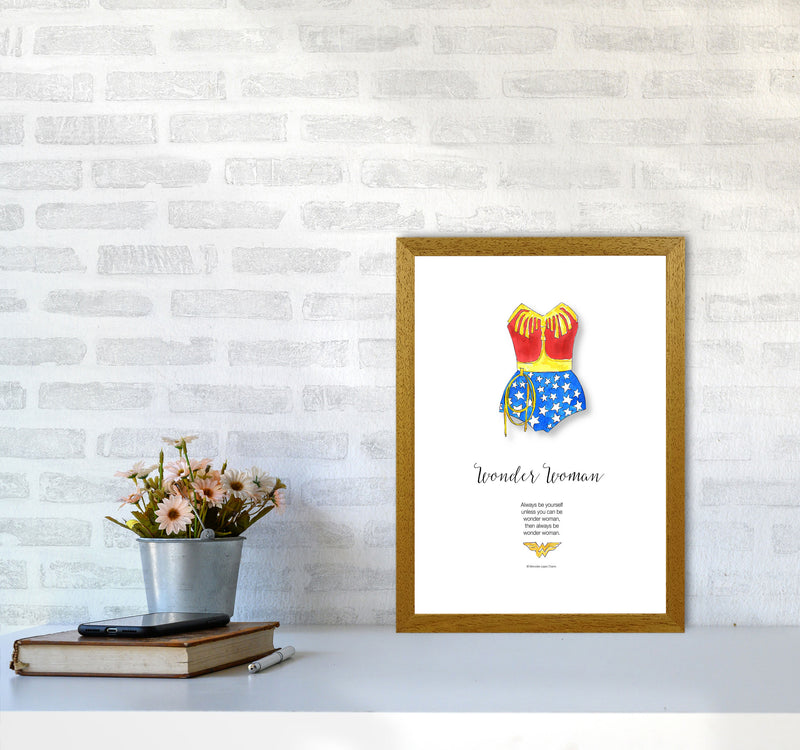 Vintage Wonder Woman Modern Fashion Print A3 Print Only