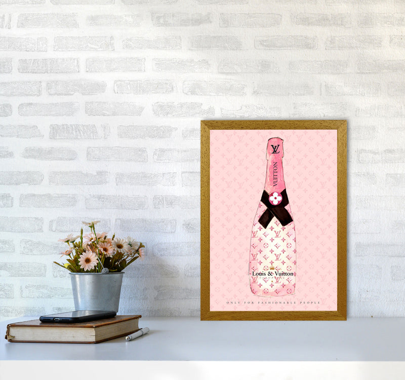 LV Fashion Champagne, Kitchen Food & Drink A3 Print Only