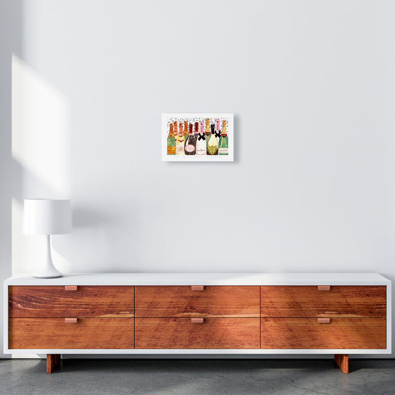 Champagne Bottles, Kitchen Food & Drink Art Prints A4 Canvas