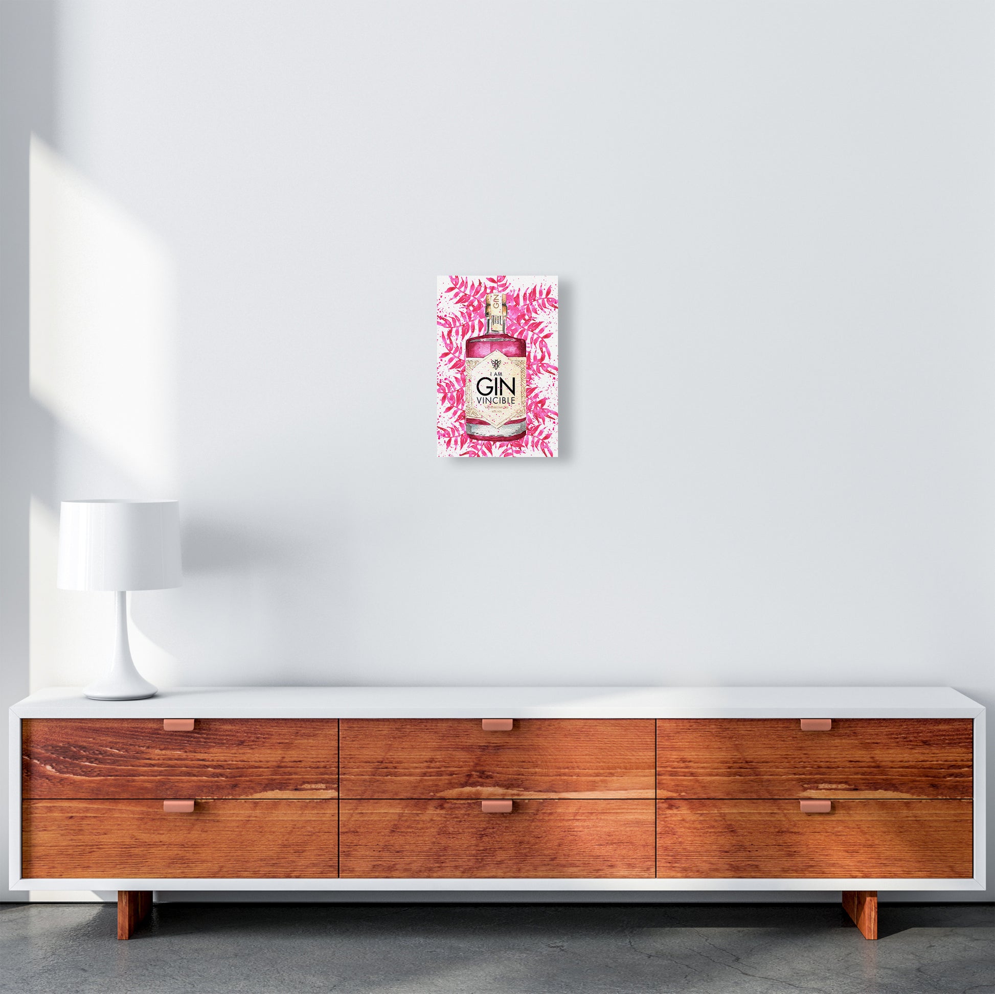 Ginvincible, Kitchen Food & Drink Art Prints A4 Canvas