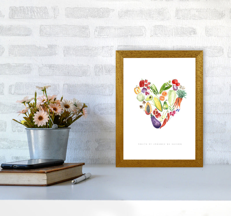 Fruit And Vegetables, Kitchen Food & Drink Art Prints A4 Print Only