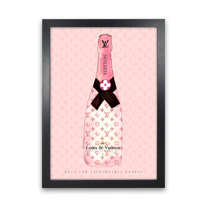 LV Fashion Champagne, Kitchen Food & Drink Black Grain