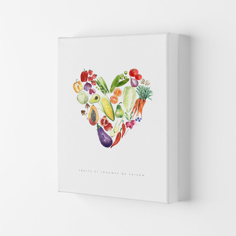 Fruit And Vegetables, Kitchen Food & Drink Art Prints Canvas