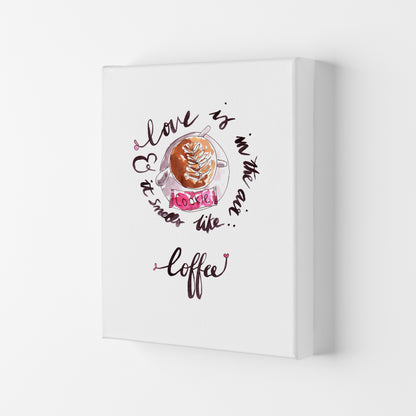 Smells Like Coffee, Kitchen Food & Drink Art Prints Canvas