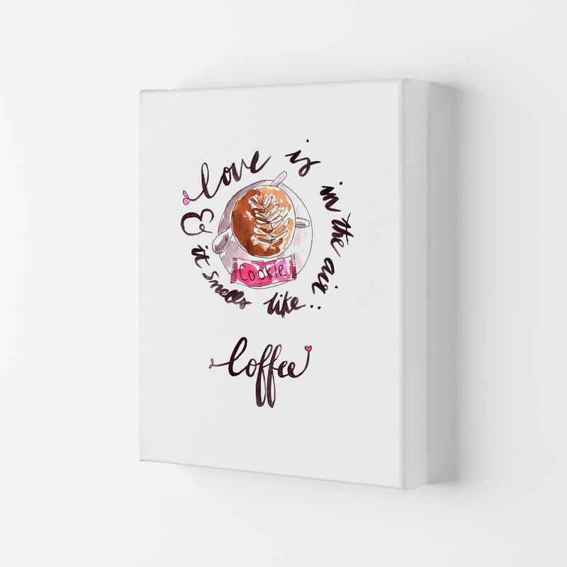 Smells Like Coffee, Kitchen Food & Drink Art Prints Canvas