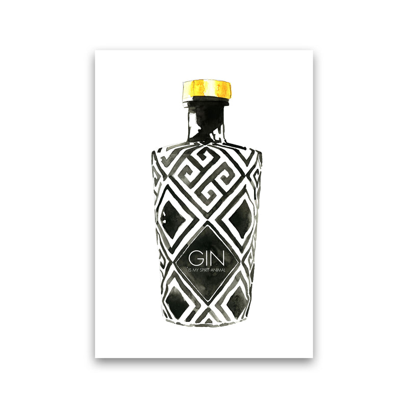 Gin Is My Spirit Animal, Kitchen Food & Drink Art Prints Print Only