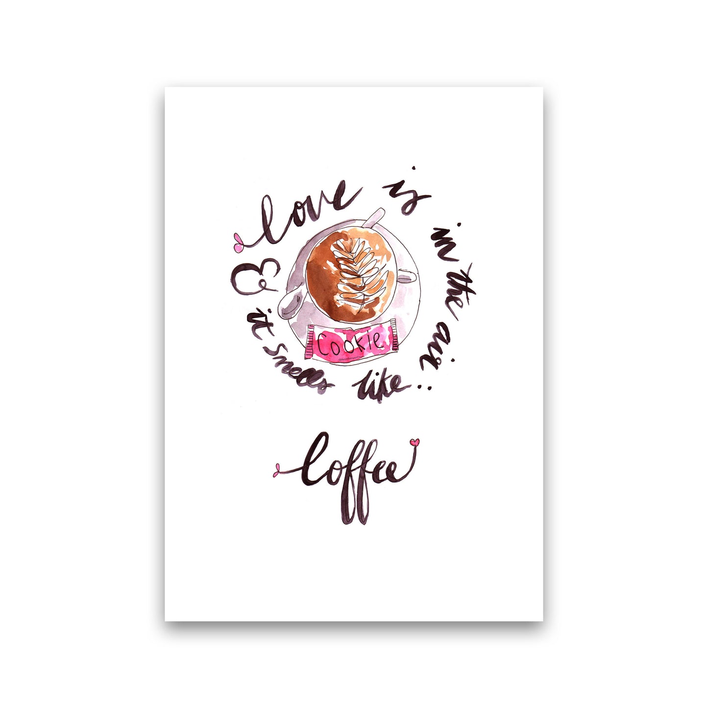 Smells Like Coffee, Kitchen Food & Drink Art Prints Print Only