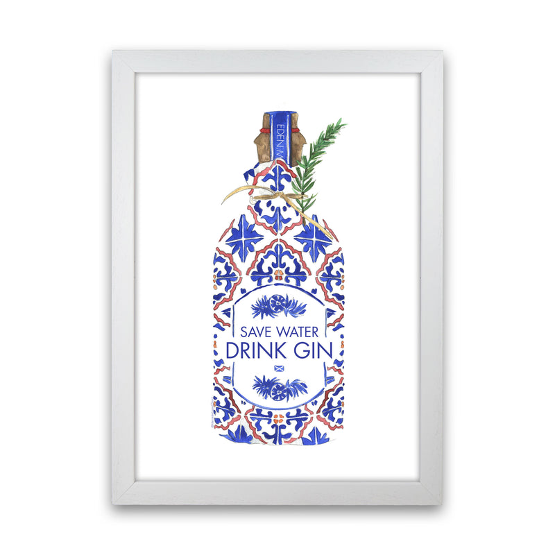 Save Water Drink Gin, Kitchen Food & Drink White Grain
