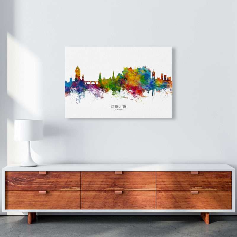 Stirling Scotland Skyline Art Print by Michael Tompsett A1 Canvas