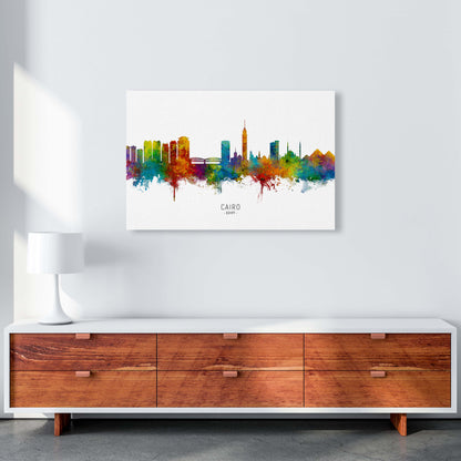 Cairo Egypt Skyline Art Print by Michael Tompsett A1 Canvas