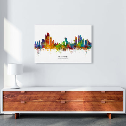 Abu Dhabi United Arab Emirates Skyline  by Michael Tompsett A1 Canvas