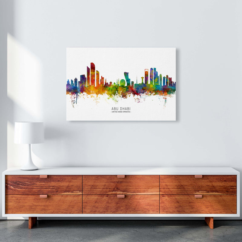 Abu Dhabi United Arab Emirates Skyline  by Michael Tompsett A1 Canvas