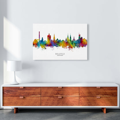 Bielefeld Deutschland Skyline Art Print by Michael Tompsett A1 Canvas