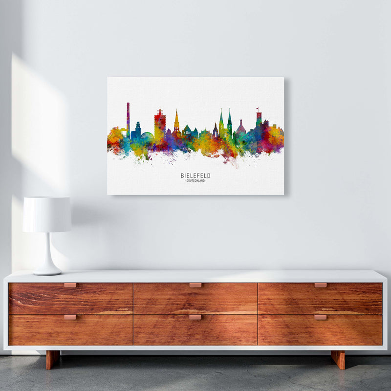 Bielefeld Deutschland Skyline Art Print by Michael Tompsett A1 Canvas