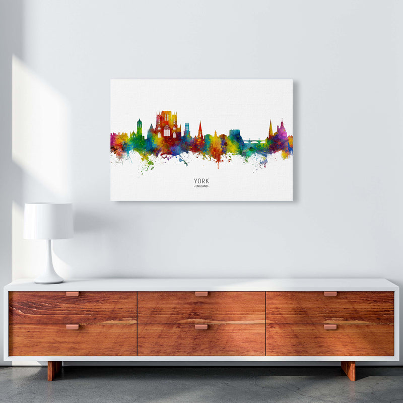 York England Skyline Art Print by Michael Tompsett A1 Canvas