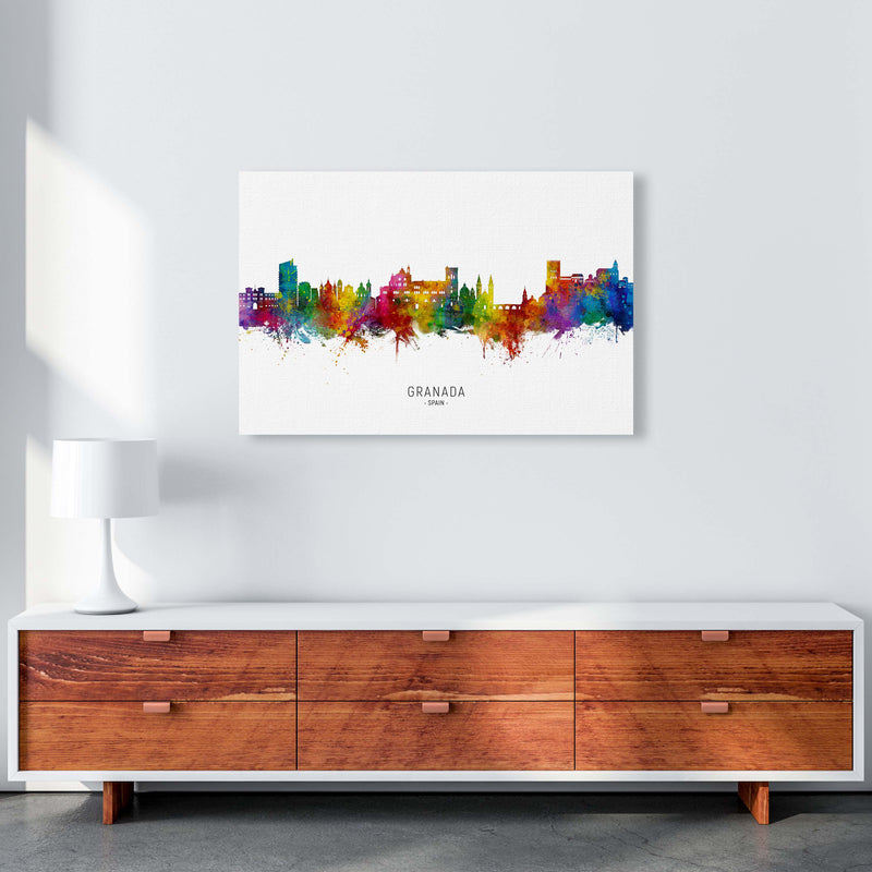 Granada Spain Skyline Art Print by Michael Tompsett A1 Canvas
