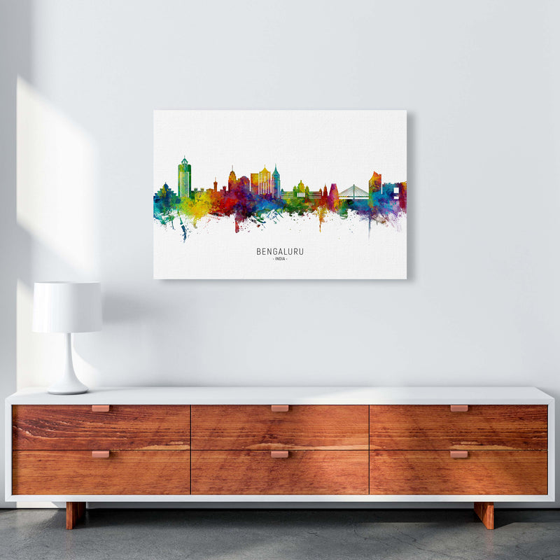 Bengaluru India Skyline Art Print by Michael Tompsett A1 Canvas