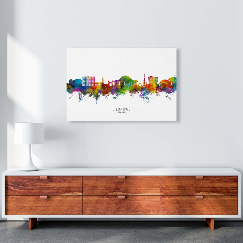 Lilongwe Malawi Skyline Art Print by Michael Tompsett A1 Canvas