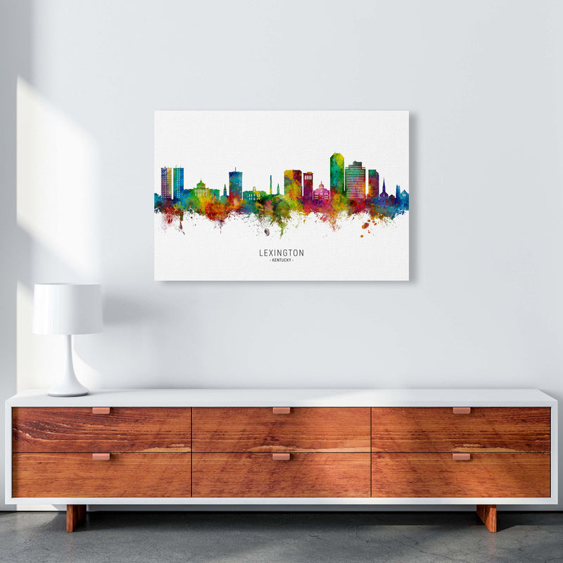 Lexington Kentucky Skyline Art Print by Michael Tompsett A1 Canvas