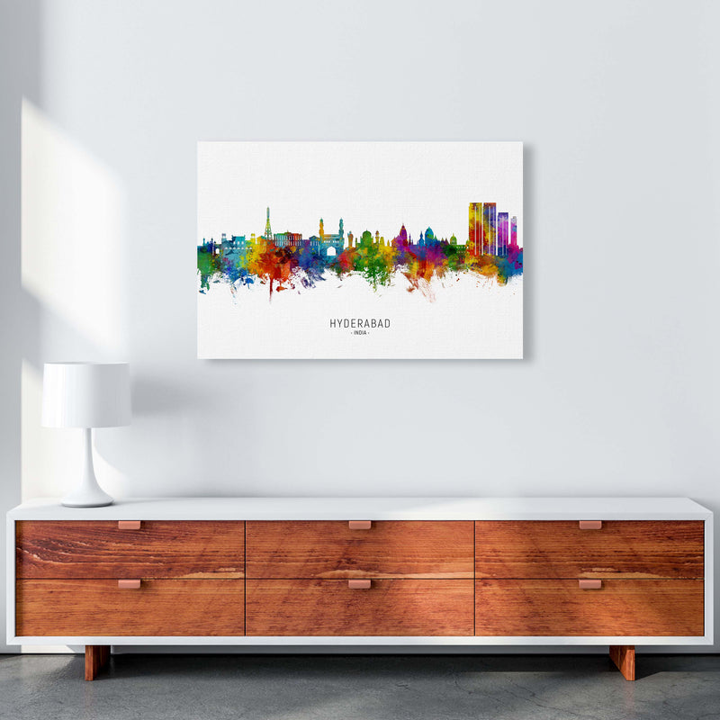 Hyderabad India Skyline Art Print by Michael Tompsett A1 Canvas