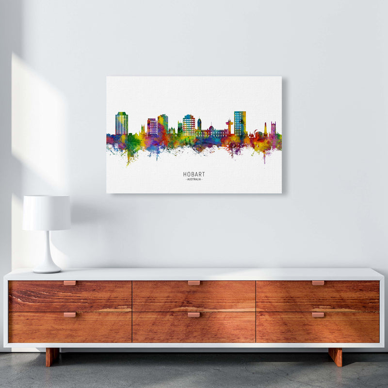 Hobart Australia Skyline Art Print by Michael Tompsett A1 Canvas