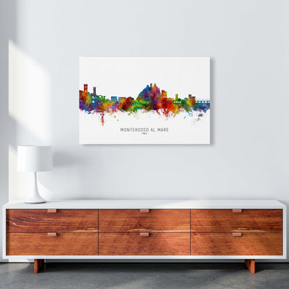 Monterosso Al Mare Italy Skyline Print by Michael Tompsett A1 Canvas