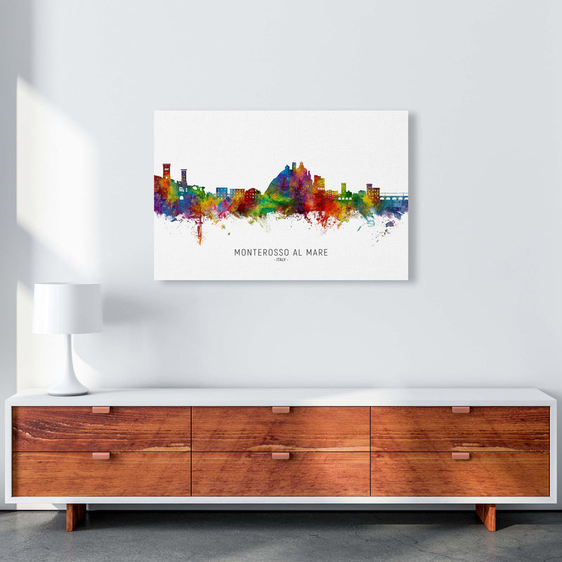 Monterosso Al Mare Italy Skyline Print by Michael Tompsett A1 Canvas