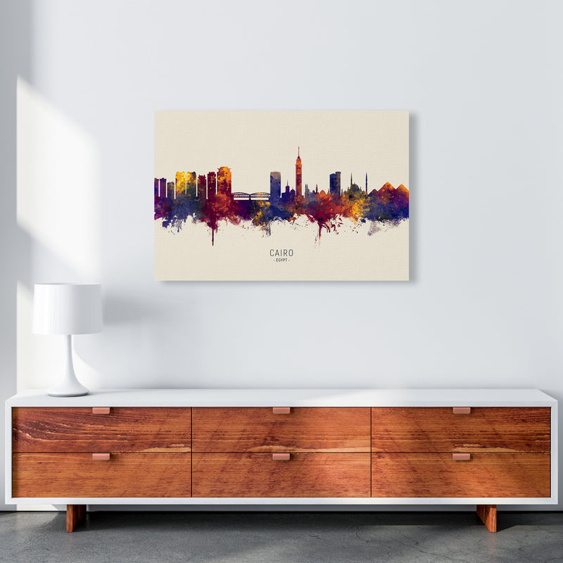 Cairo Egypt Skyline Autumn City Name Art Print by Michael Tompsett A1 Canvas