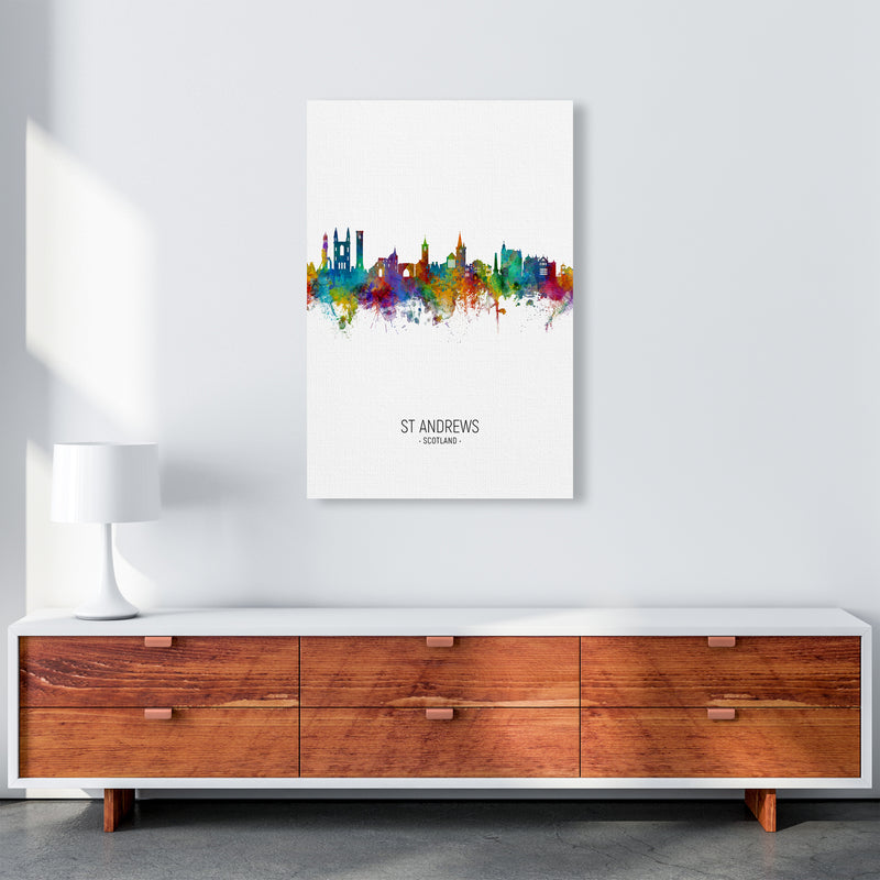 St Andrews Scotland Skyline Portrait Art Print by Michael Tompsett A1 Canvas