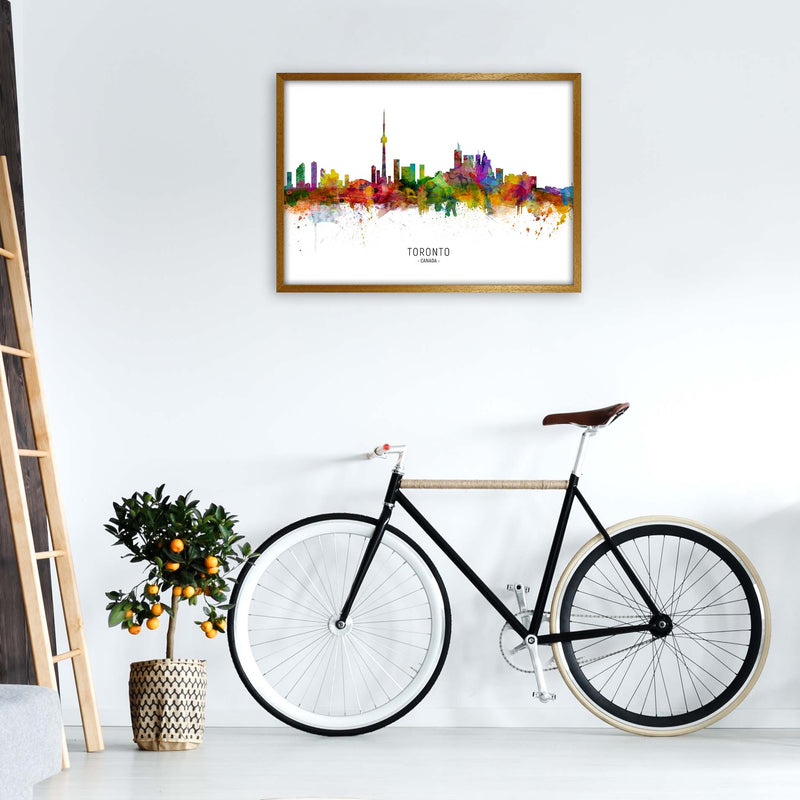 Toronto Canada Skyline Art Print by Michael Tompsett A1 Print Only