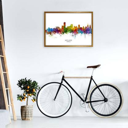 Adelaide Australia Skyline Art Print by Michael Tompsett A1 Print Only