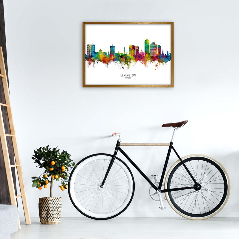 Lexington Kentucky Skyline Art Print by Michael Tompsett A1 Print Only