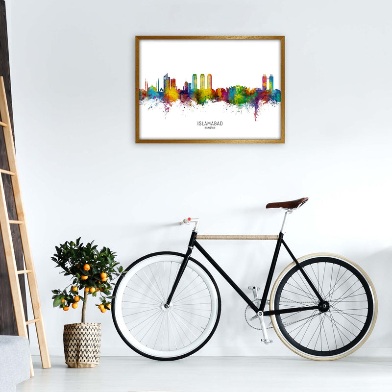 Islamabad Pakistan Skyline Art Print by Michael Tompsett A1 Print Only