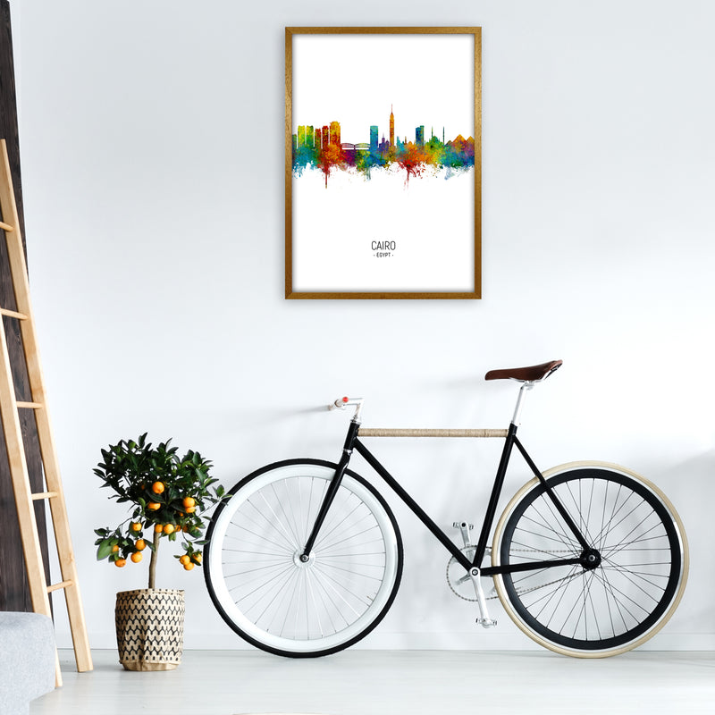 Cairo Egypt Skyline Portrait Art Print by Michael Tompsett A1 Print Only