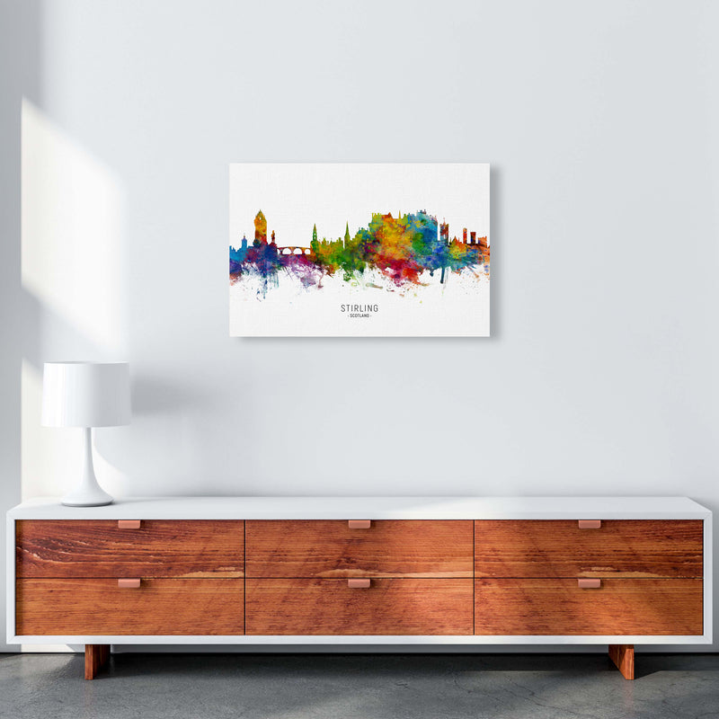 Stirling Scotland Skyline Art Print by Michael Tompsett A2 Canvas