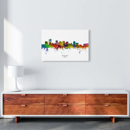 Phoenix Arizona Skyline Art Print by Michael Tompsett A2 Canvas
