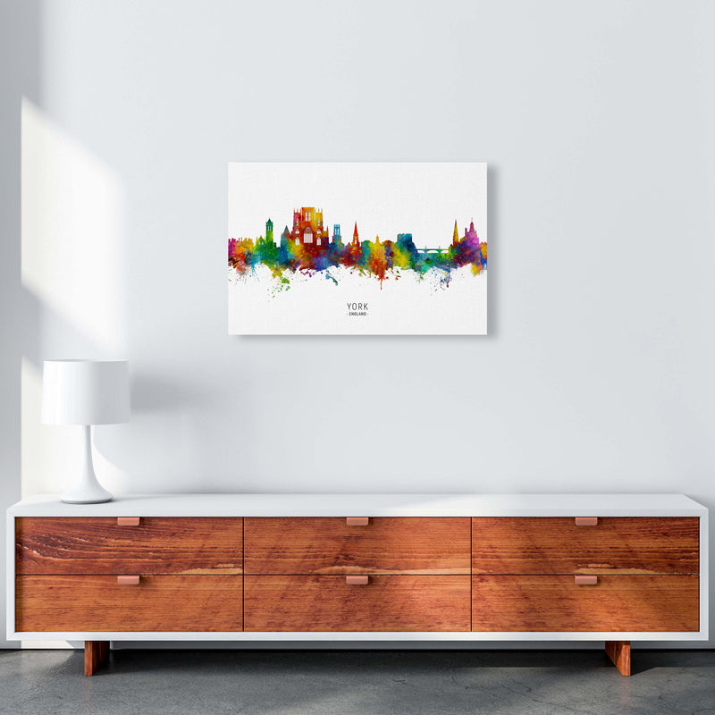 York England Skyline Art Print by Michael Tompsett A2 Canvas