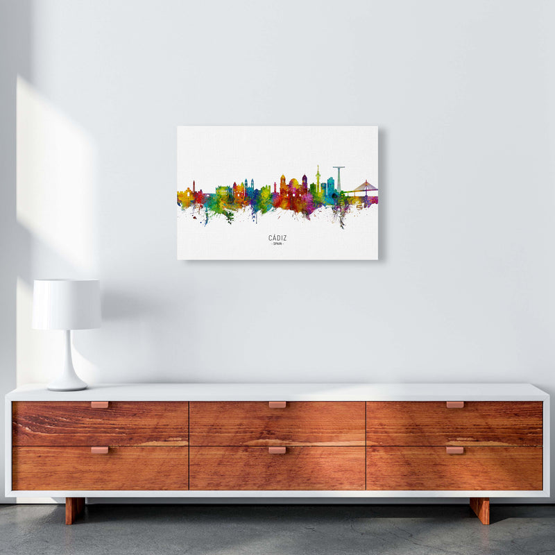 Cadiz Spain Skyline Art Print by Michael Tompsett A2 Canvas