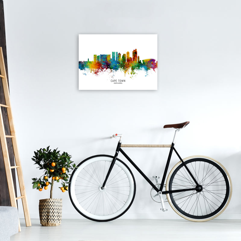 Cape Town South Africa Skyline Art Print by Michael Tompsett A2 Black Frame