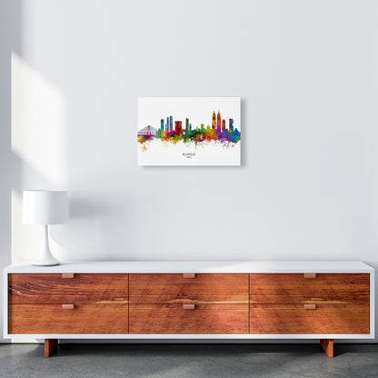 Mumbai India Skyline Art Print by Michael Tompsett A3 Canvas