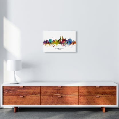 Kuala Lumpur Malaysia Skyline Art Print by Michael Tompsett A3 Canvas