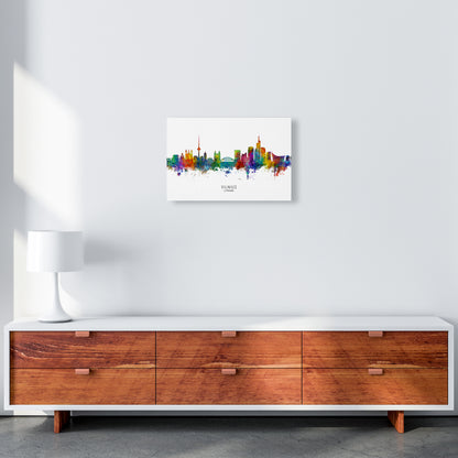Vilnius Lithuania Skyline Art Print by Michael Tompsett A3 Canvas