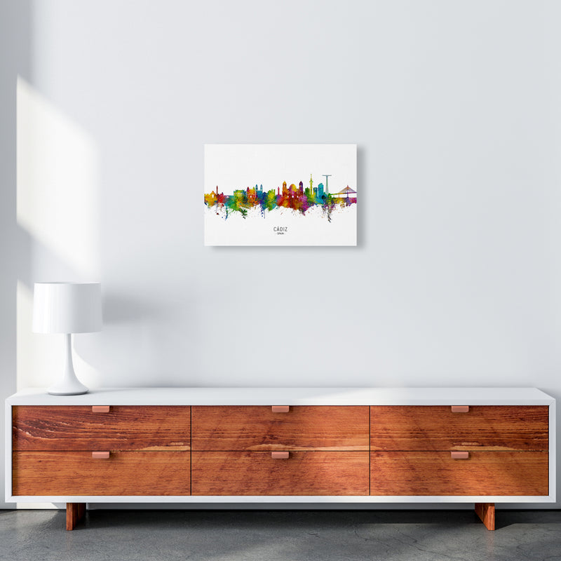 Cadiz Spain Skyline Art Print by Michael Tompsett A3 Canvas