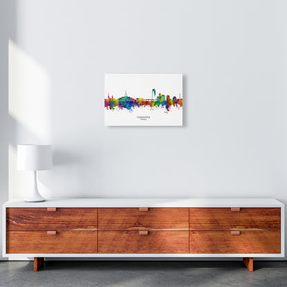 Canberra Australia Skyline Art Print by Michael Tompsett A3 Canvas